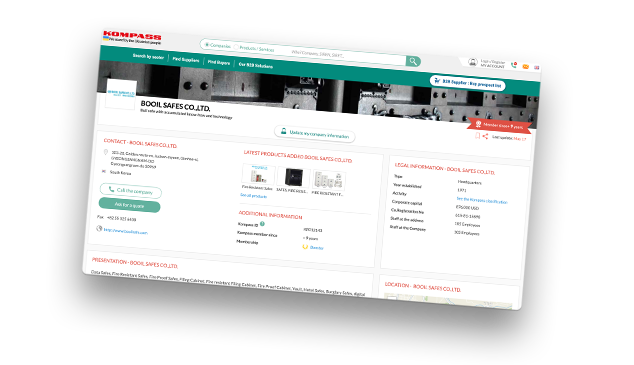 kompass business page